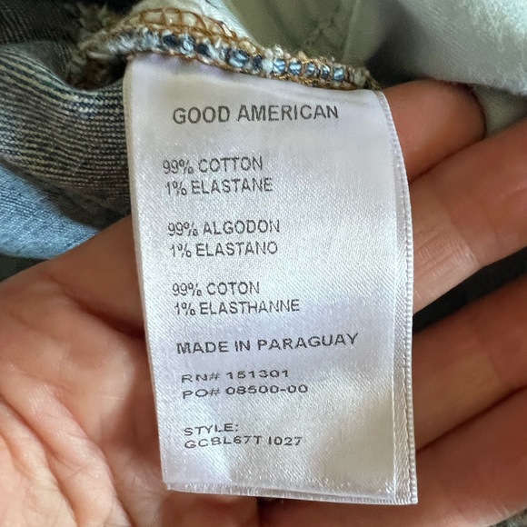 GOOD AMERICAN Good Classic Bootcut Jeans
Size 10/30 EUC - Picture 3 of 7